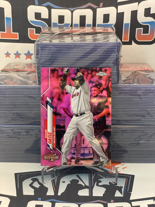 2020 Topps Update (Pink Refractor, 2004 Home Run Derby) David Ortiz #U-82
