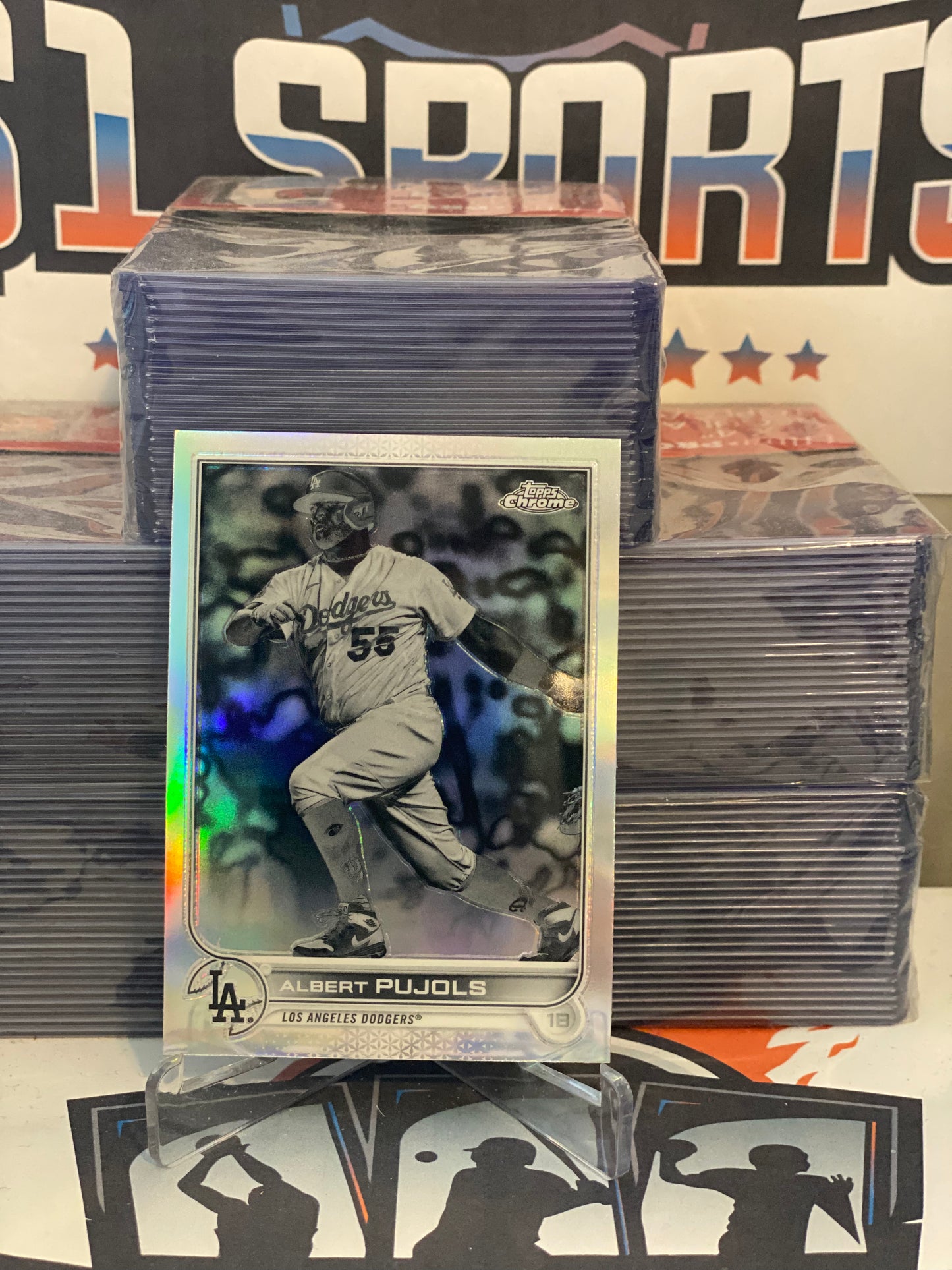 2O22 Topps Chrome (Negative Refractor) Albert Pujols #84