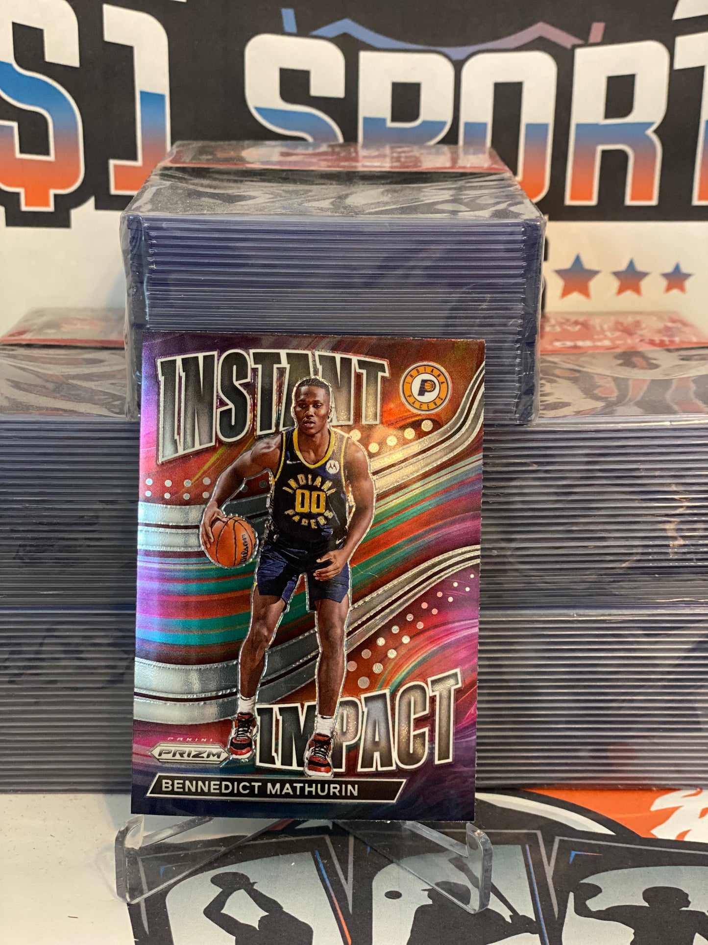 2022 Panini Prizm (Instant Impact) Bennedict Mathurin Rookie #19