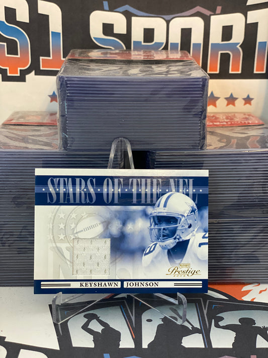 2006 Panini Playoff Prestige (Stars of the NFL Relic) Keyshawn Johnson #NFL-35