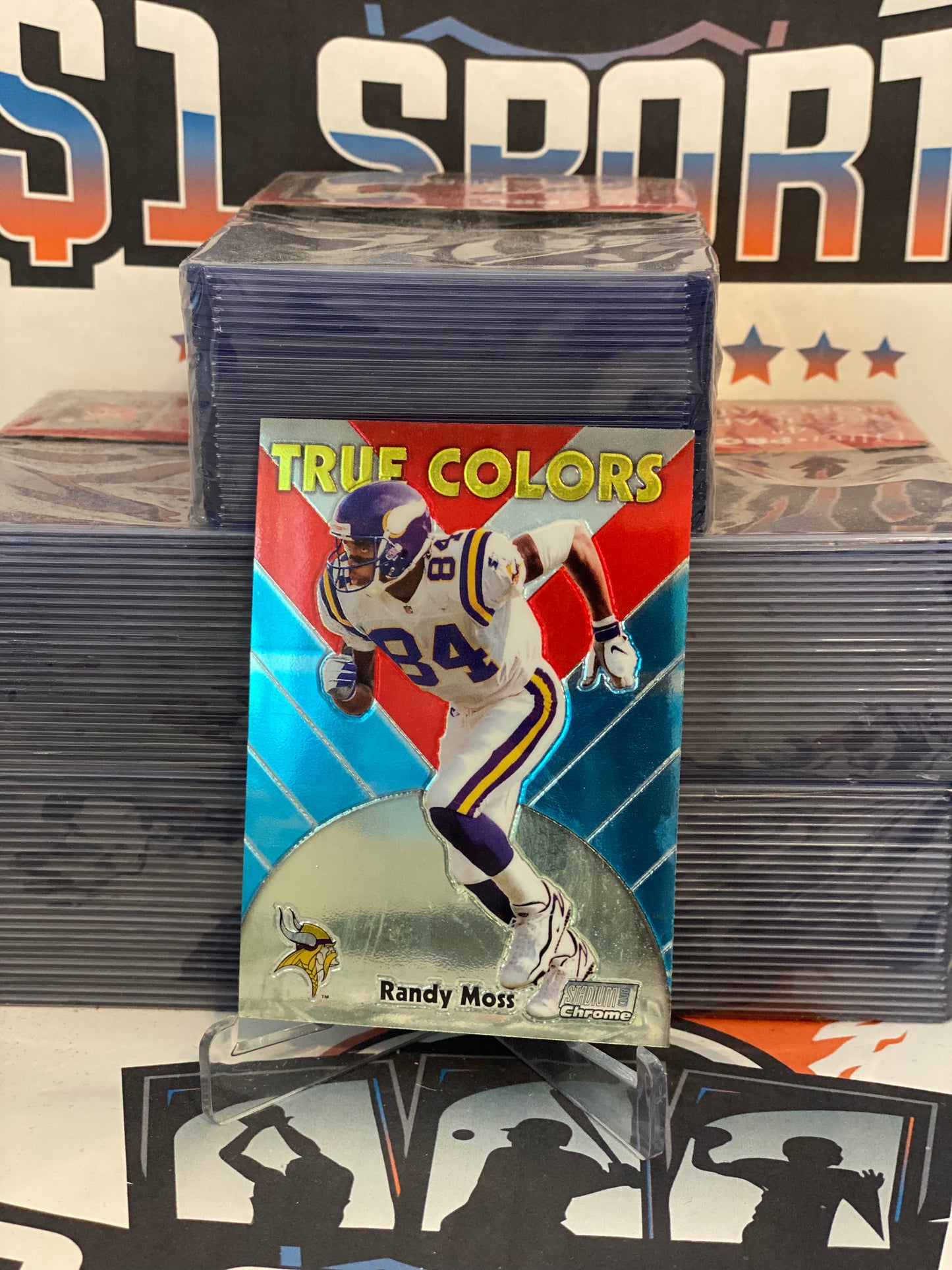 1999 Topps Finest (True Colors) Randy Moss #SCCE14
