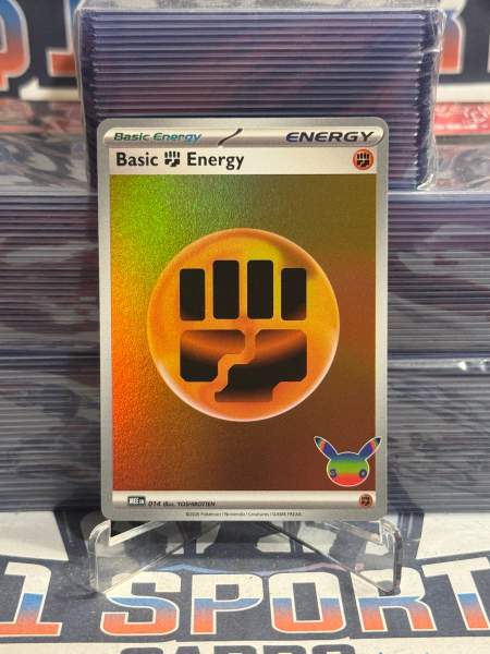 Pokemon TCG: 30th Celebration - Basic Fighting Energy (Holo) #14