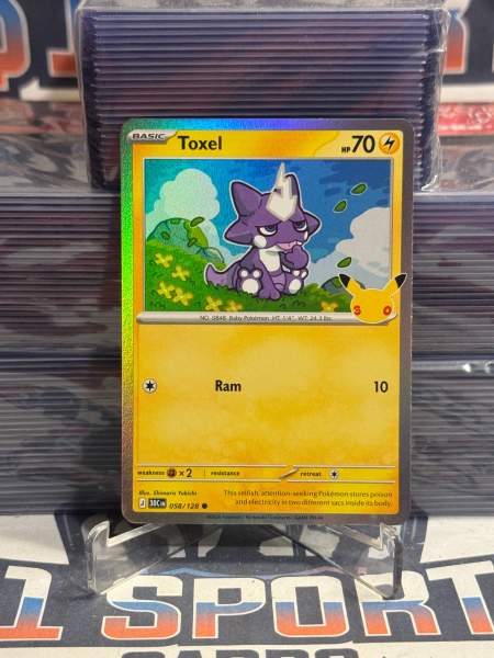 Pokemon TCG: 30th Celebration - Toxel (Holo, Common)#58