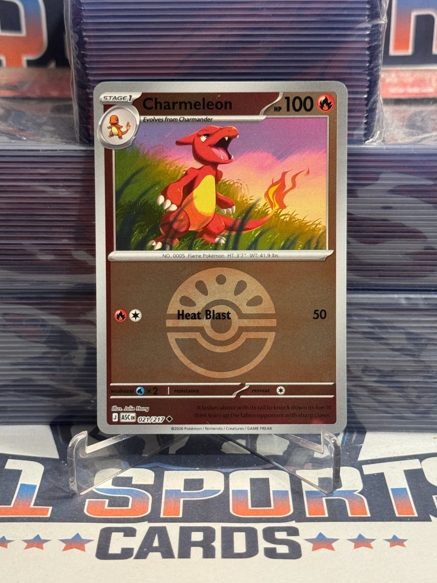 Pokemon TCG: Ascended Heroes - Charmeleon (Friend Ball Pattern, Reverse Holo, Uncommon) 21