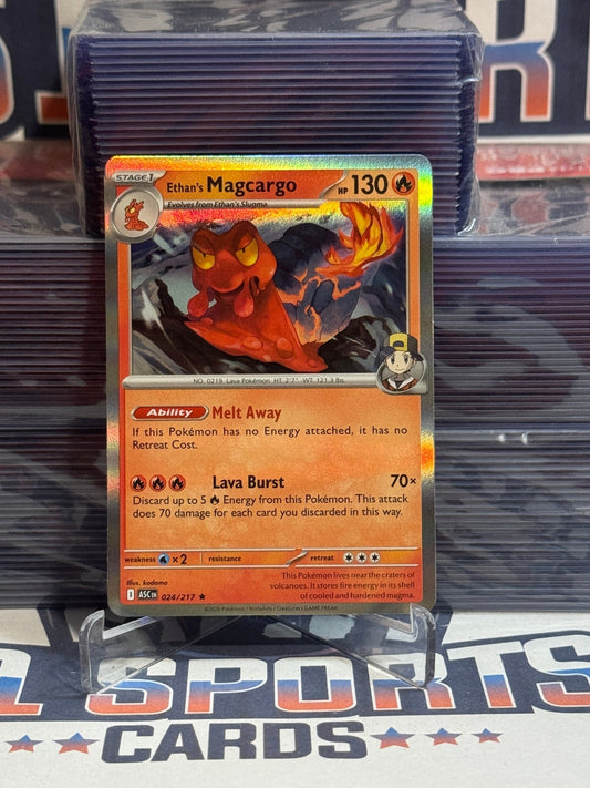 Pokemon TCG: Ascended Heroes - Ethan's Magcargo (Holo, Rare) 24