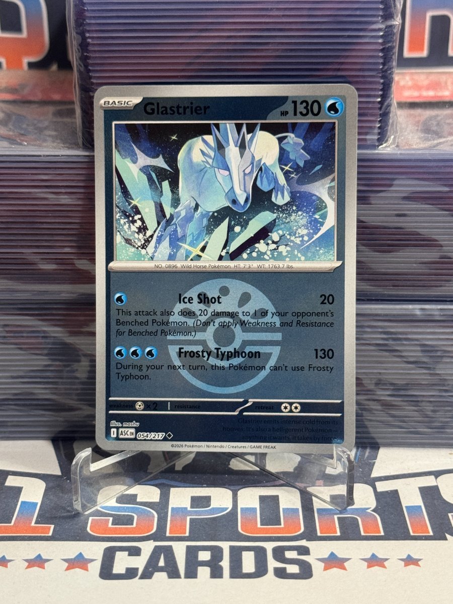Pokemon TCG: Ascended Heroes - Glastrier (Friend Ball Pattern, Reverse Holo, Uncommon) 54