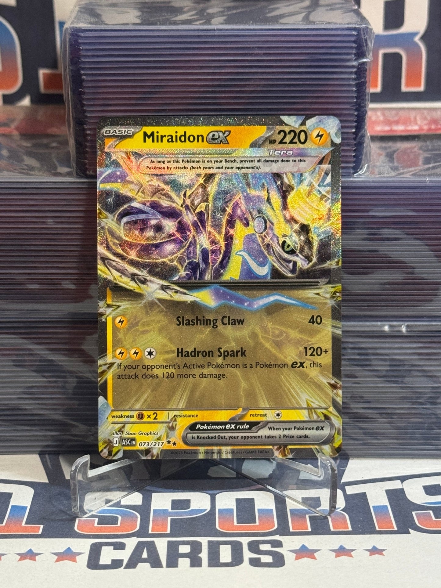 Pokemon TCG: Ascended Heroes - Miraidon EX (Double Rare) 73