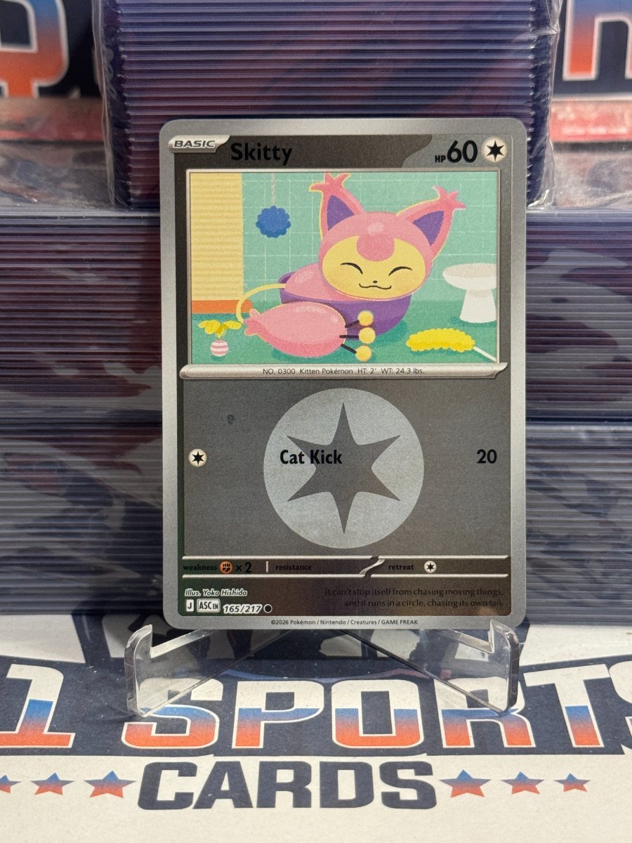 Pokemon TCG: Ascended Heroes - Skitty (Energy Symbol Pattern, Reverse Holo, Common) 165