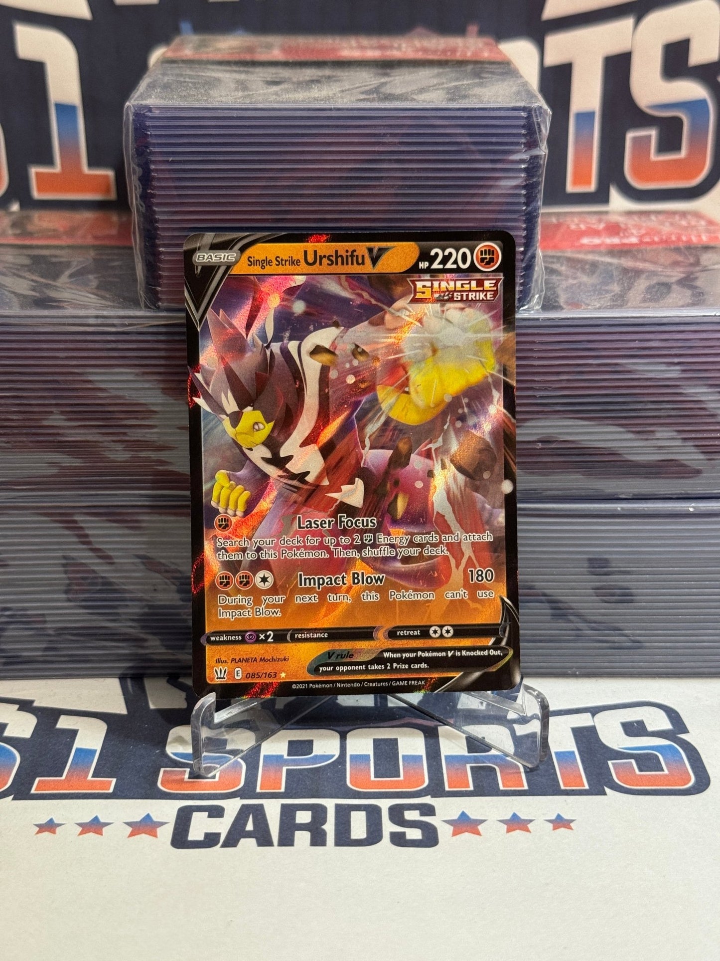 Pokemon TCG: Battle Styles - Single Strike Urshifu V (Ultra Rare) #85