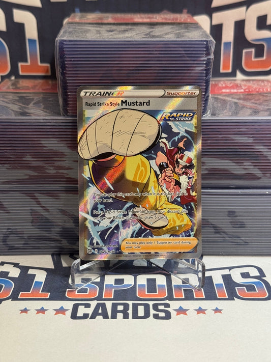 Pokemon TCG: Brilliant Stars: Trainer Gallery - Rapid Strike Style Mustard (Holo, Ultra Rare) #TG27