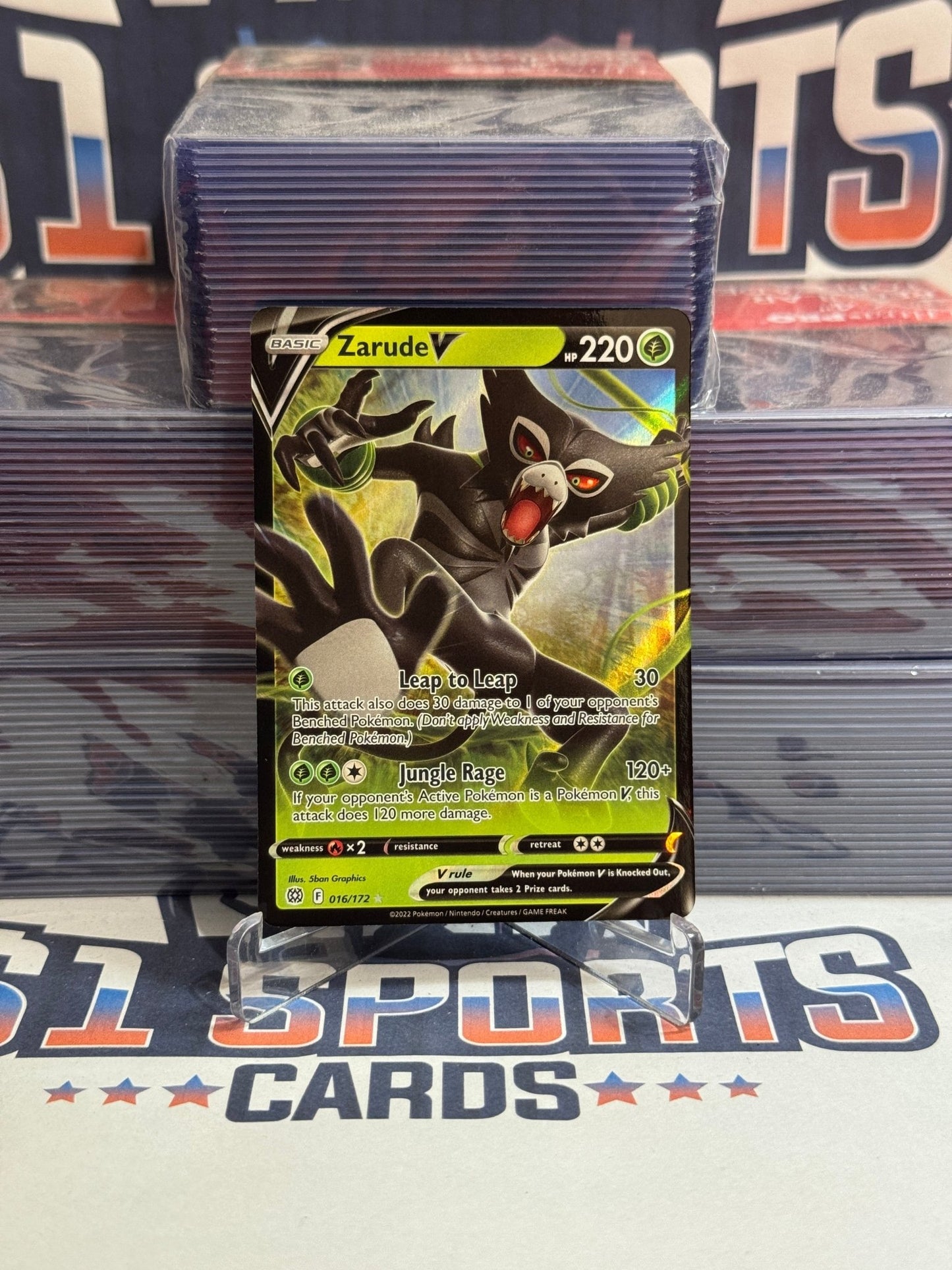 Pokemon TCG: Brilliant Stars - Zarude V (Ultra Rare) #16