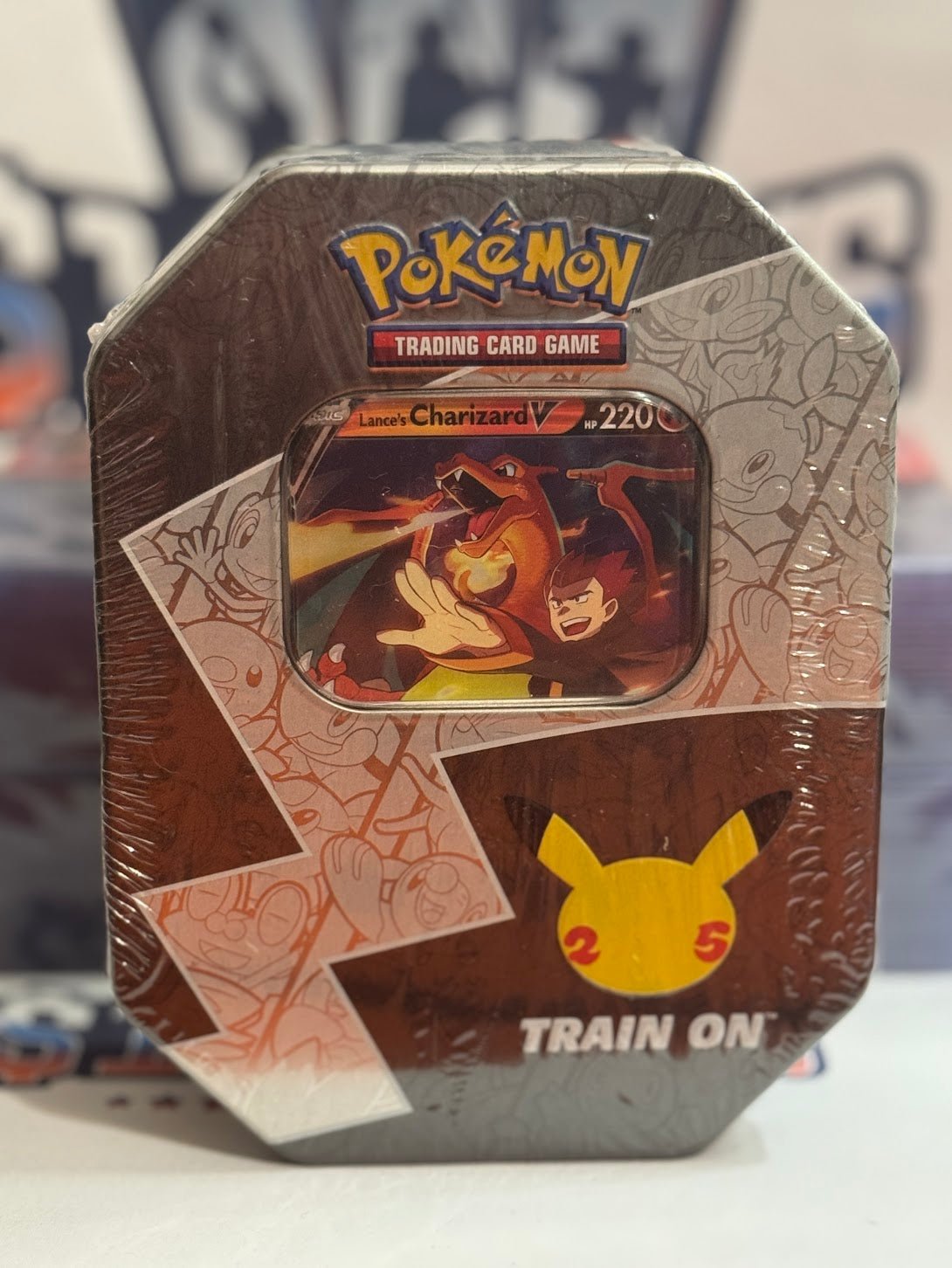 Pokemon TCG: Celebrations (Lance's Charizard V) Tin
