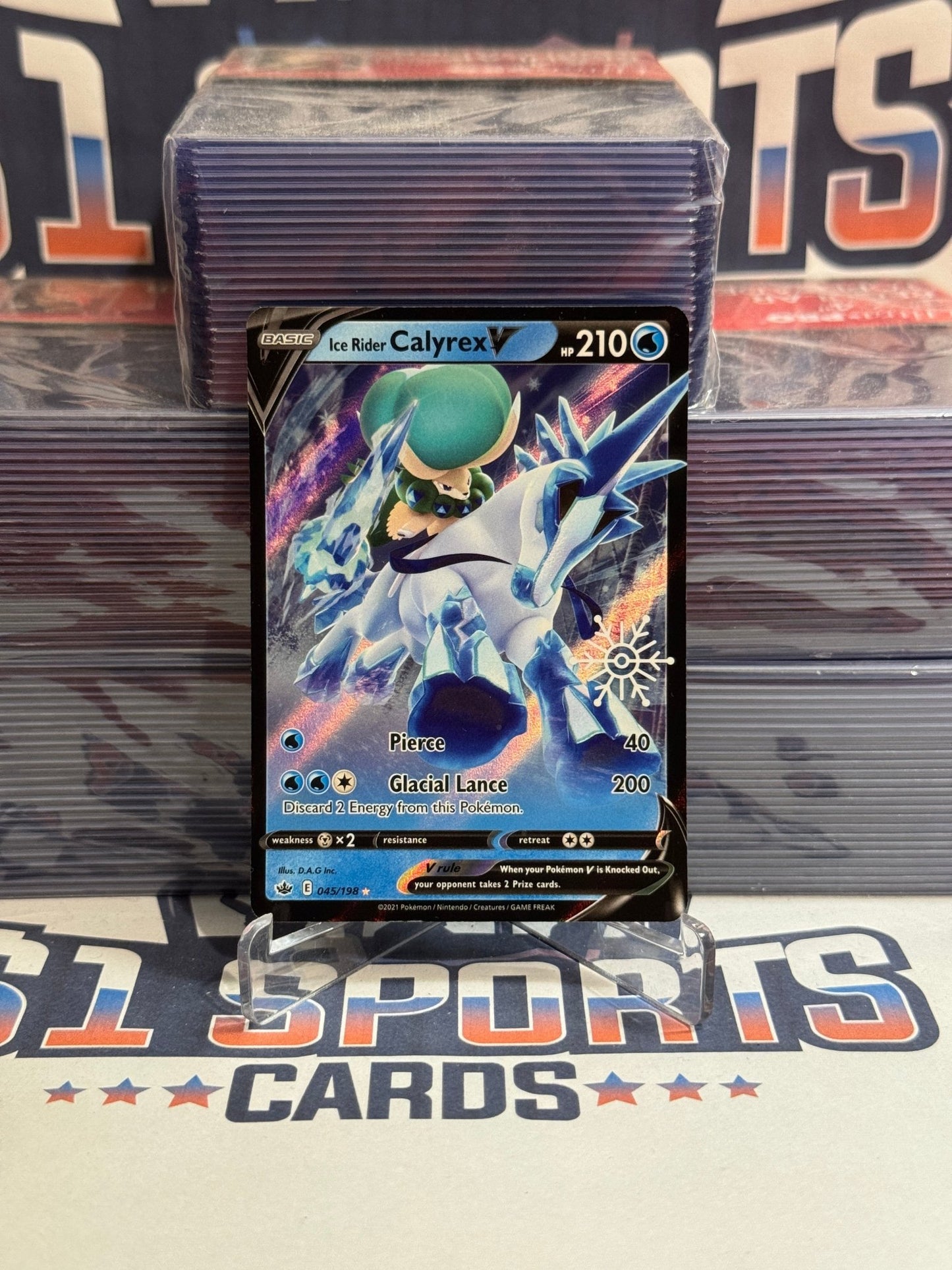Pokemon TCG: Chilling Reign - Ice Rider Calyrex V (Ultra Rare) #45