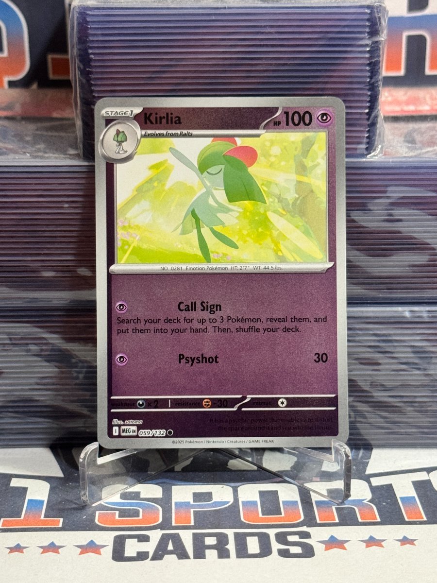 Pokemon TCG: Mega Evolution - Kirlia (Reverse Holo, Common) 59