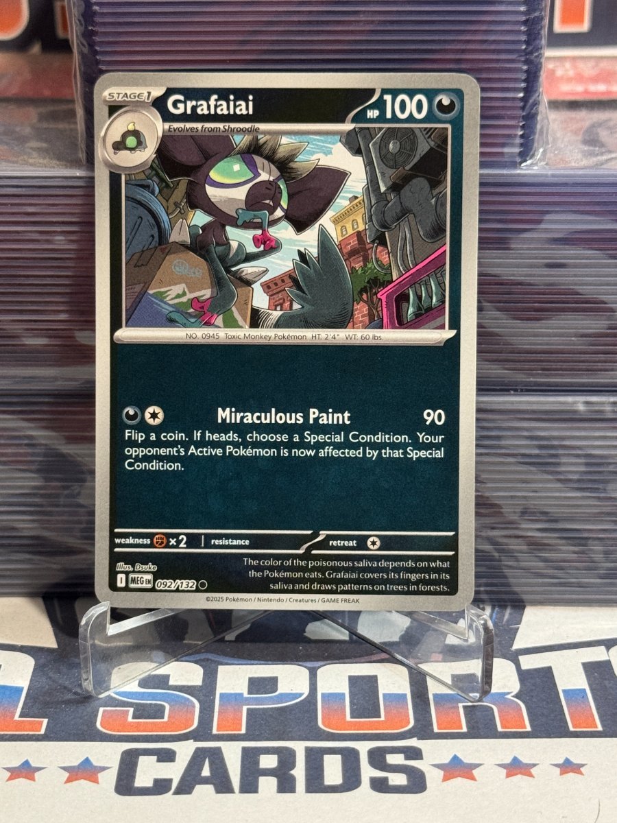 Pokemon TCG: Mega Evolutions - Grafaiai (Reverse Holo, Common) 92