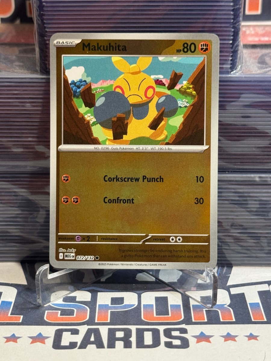 Pokemon TCG: Mega Evolutions - Makuhita (Reverse Holo, Common) 72