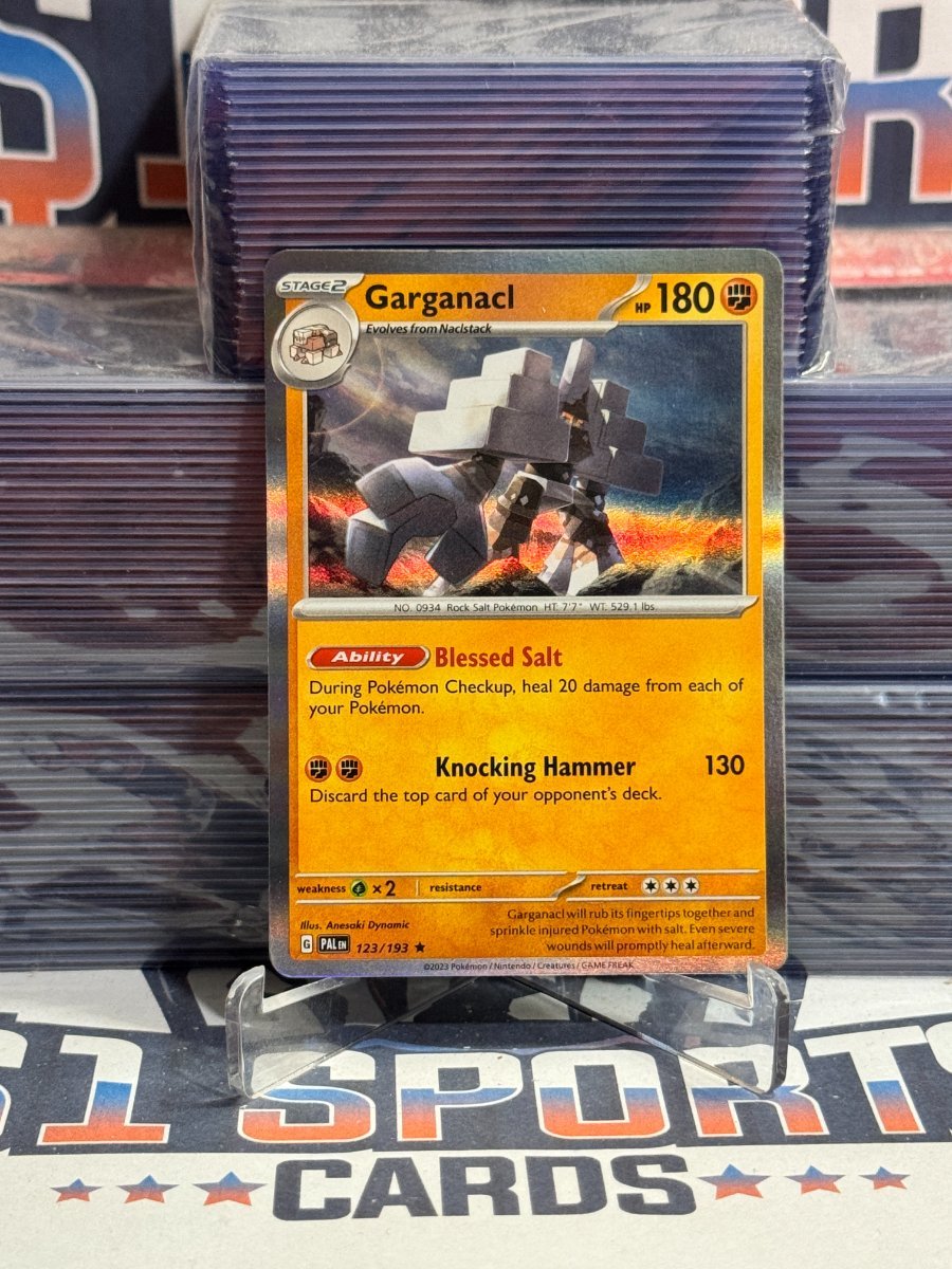 Pokemon TCG: Paldea Evolved - Garganacl (Holo, Rare) 123