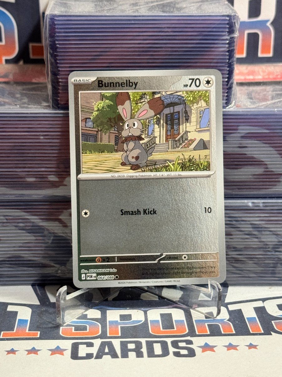 Pokemon TCG: Perfect Order - Bunnelby (Reverse Holo, Common) 64
