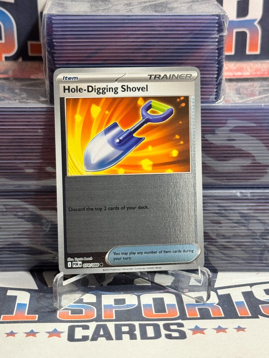 Pokemon TCG: Perfect Order - Hole-Digging Shovel (Reverse Holo, Common) 74