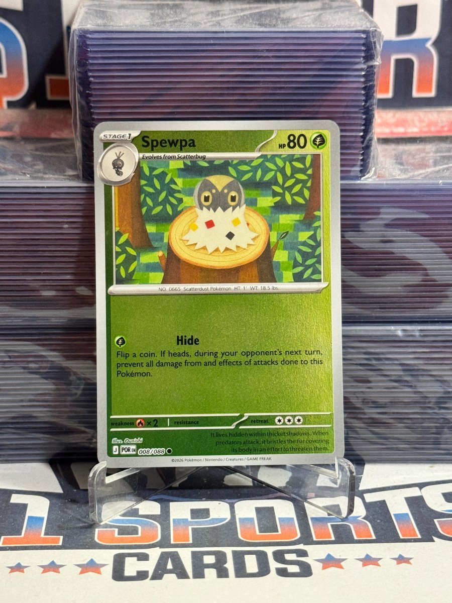 Pokemon TCG: Perfect Order - Spewpa (Reverse Holo, Common) 8