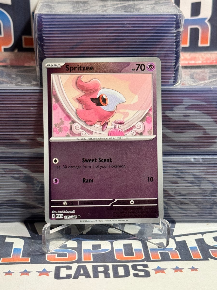 Pokemon TCG: Perfect Order - Spritzee (Reverse Holo, Common) 35