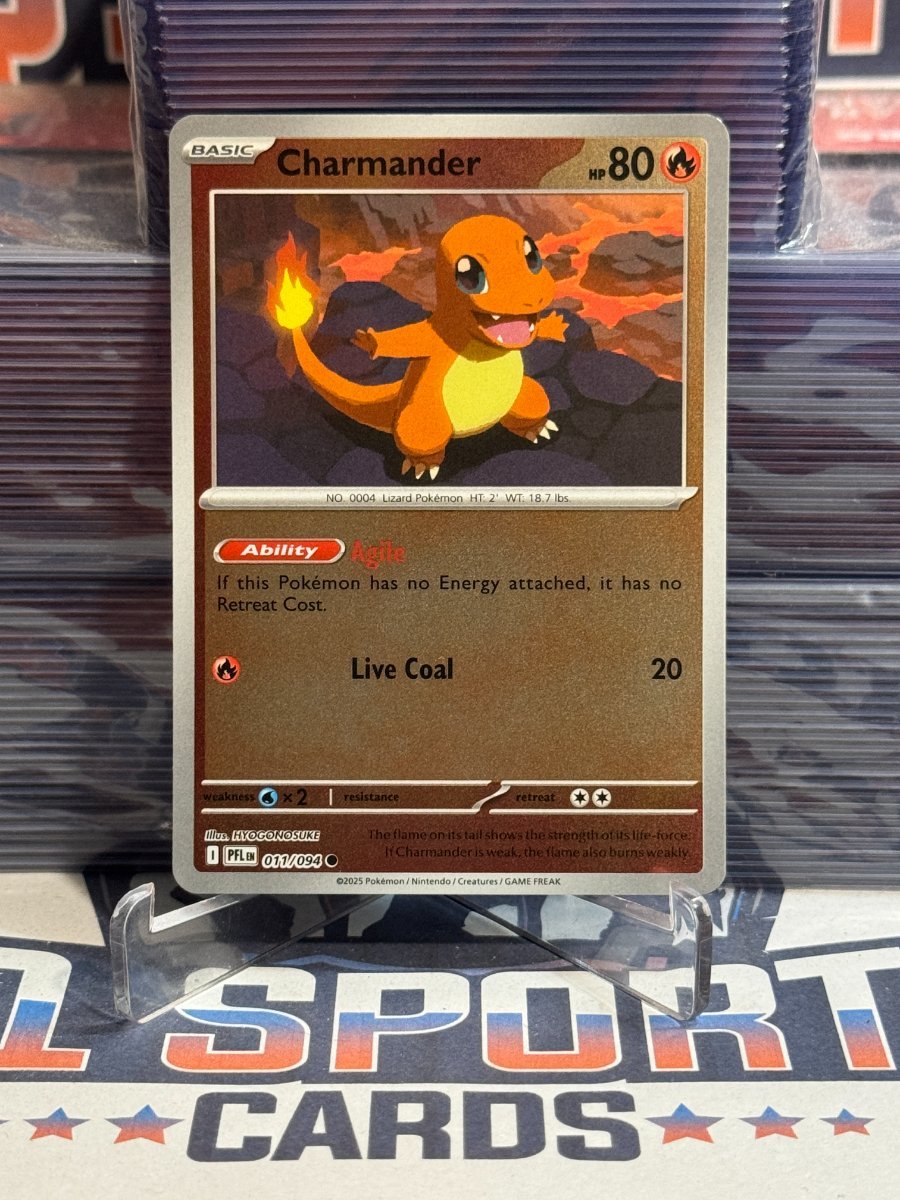 Pokemon TCG: Phantasmal Flames - Charmander (Reverse Holo, Common) 4
