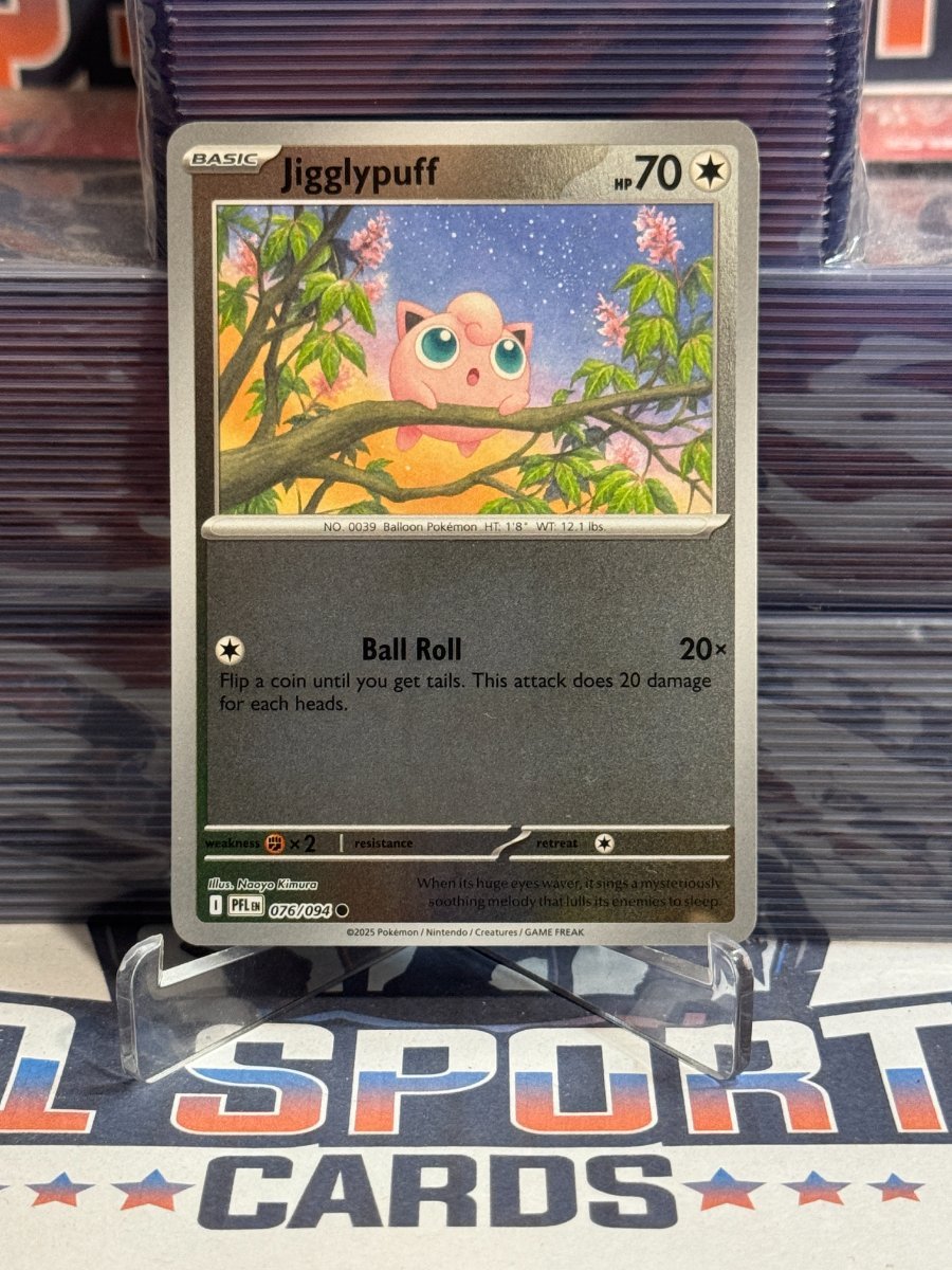 Pokemon TCG: Phantasmal Flames - Jigglypuff (Reverse Holo, Common) 76