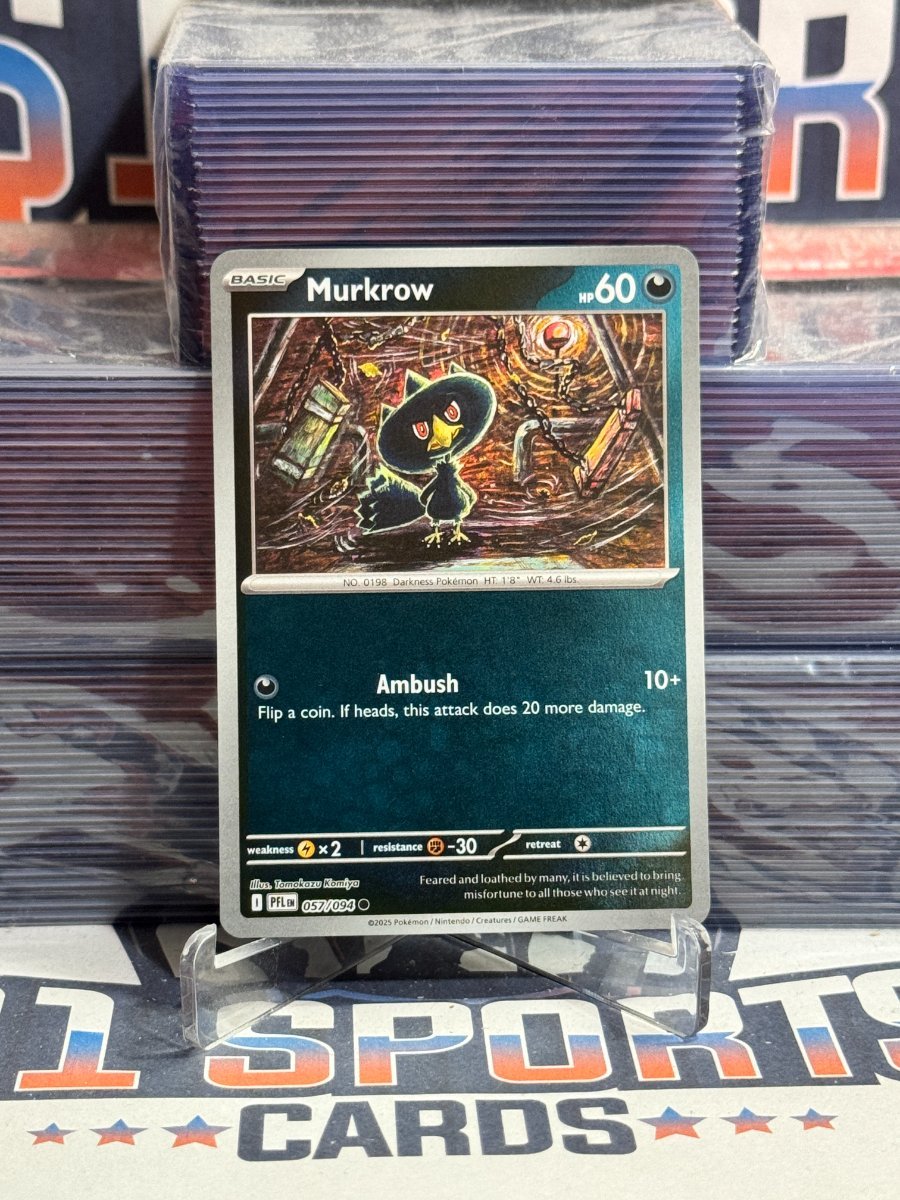 Pokemon TCG: Phantasmal Flames - Murkrow (Reverse Holo, Common) 57