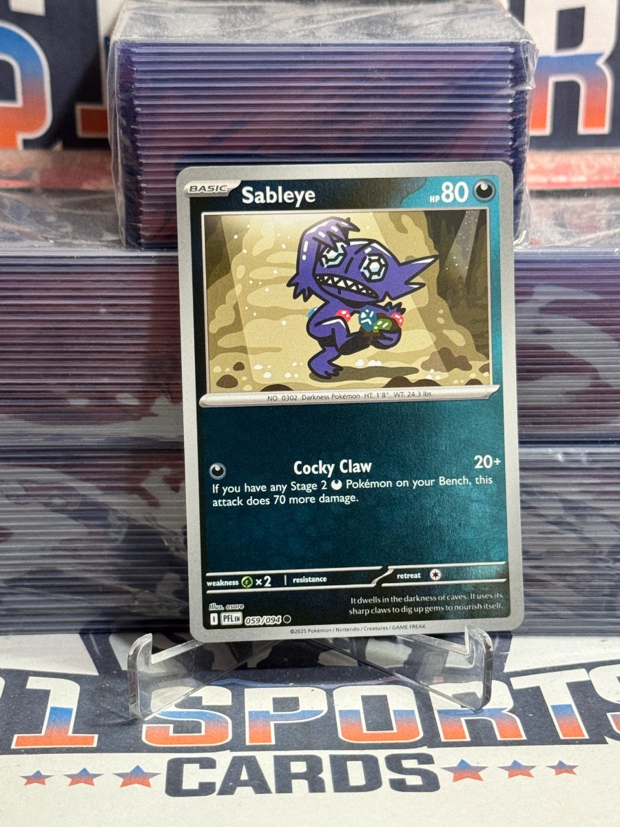 Pokemon TCG: Phantasmal Flames - Sableye (Reverse Holo, Common) 59