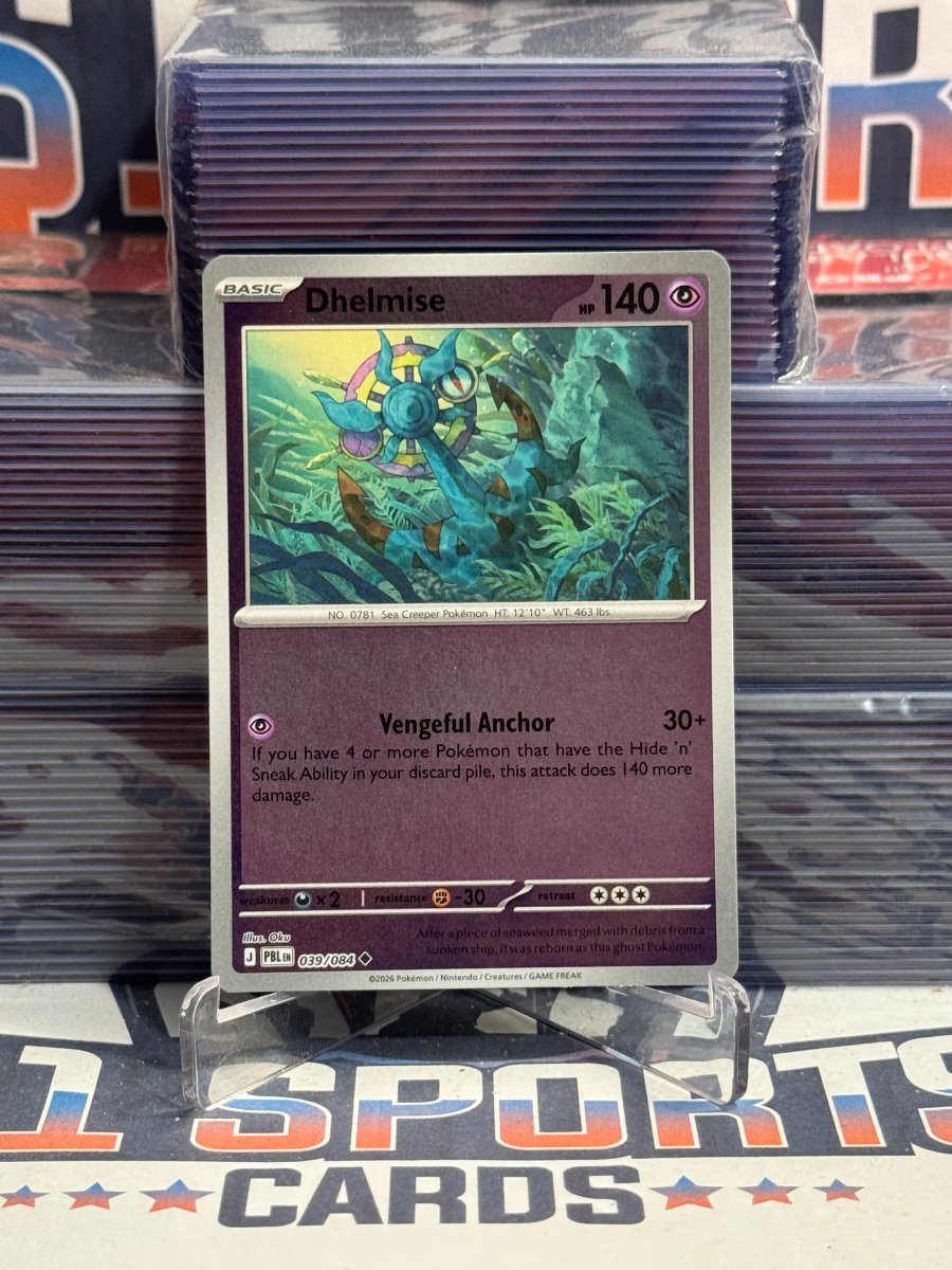 Pokemon TCG: Pitch Black - Dhelmise (Reverse Holo, Uncommon) #39