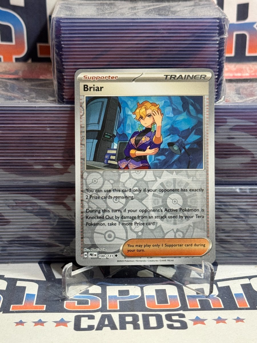 Pokemon TCG: Prismatic Evolutions - Briar (Reverse Holo, Uncommon) 100