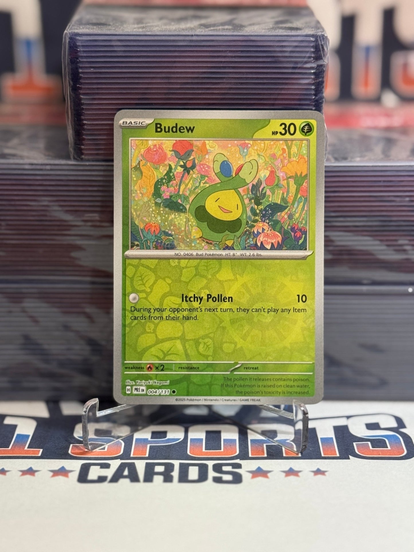 Pokemon TCG: Prismatic Evolutions - Budew (Reverse Holo, Common) #8