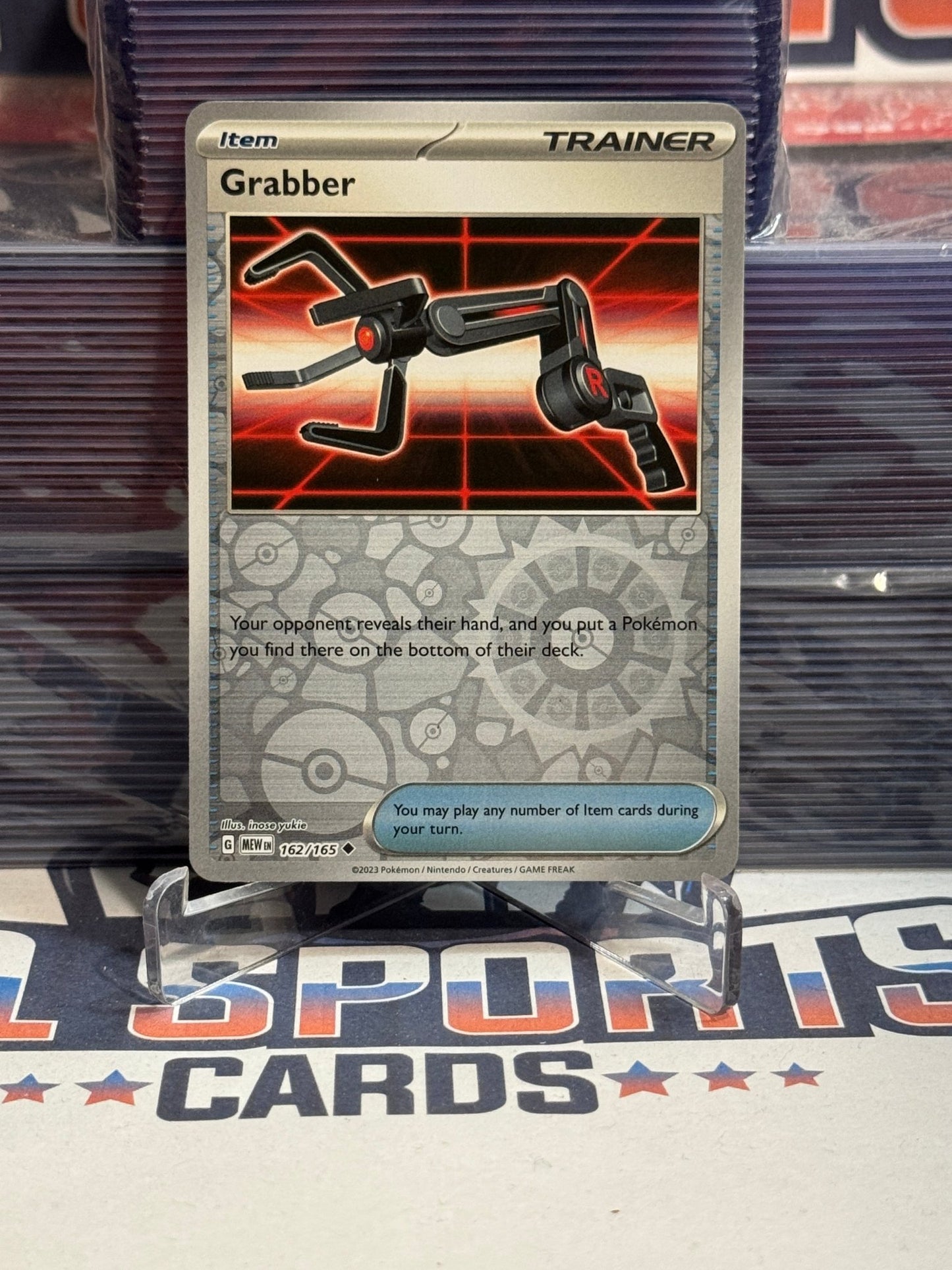 Pokemon TCG: Scarlet & Violet 151 - Grabber (Reverse Holo, Uncommon) 162