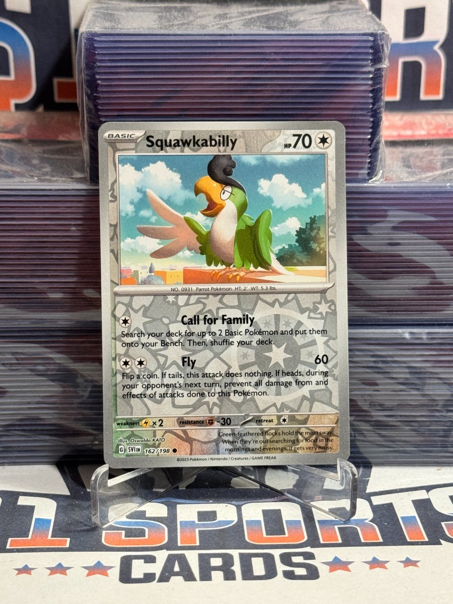 Pokemon TCG: Scarlet & Violet - Squawkabilly (Reverse Holo, Common) 162