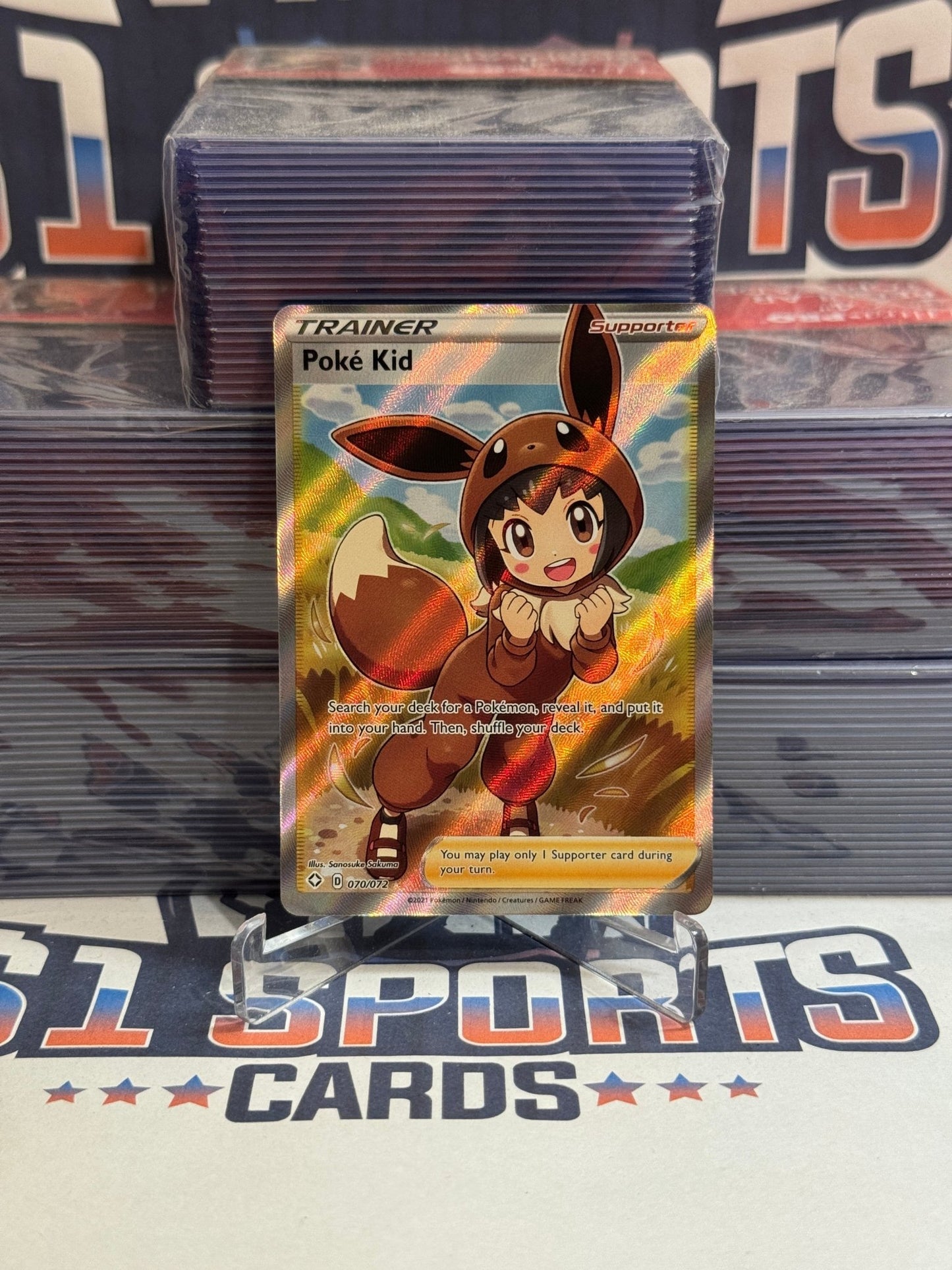 Pokemon TCG: Shining Fates - Poke Kid (Full Art, Ultra Rare) #70