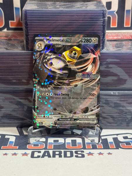 Pokemon TCG: Stellar Crown - Melmetal EX (SC Logo, Double Rare) 105