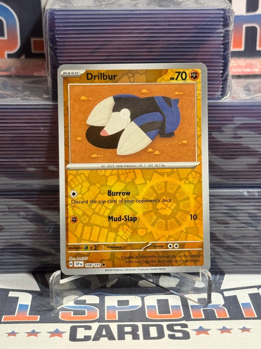Pokemon TCG: Surging Sparks - Drilbur (Reverse Holo, Common) 108