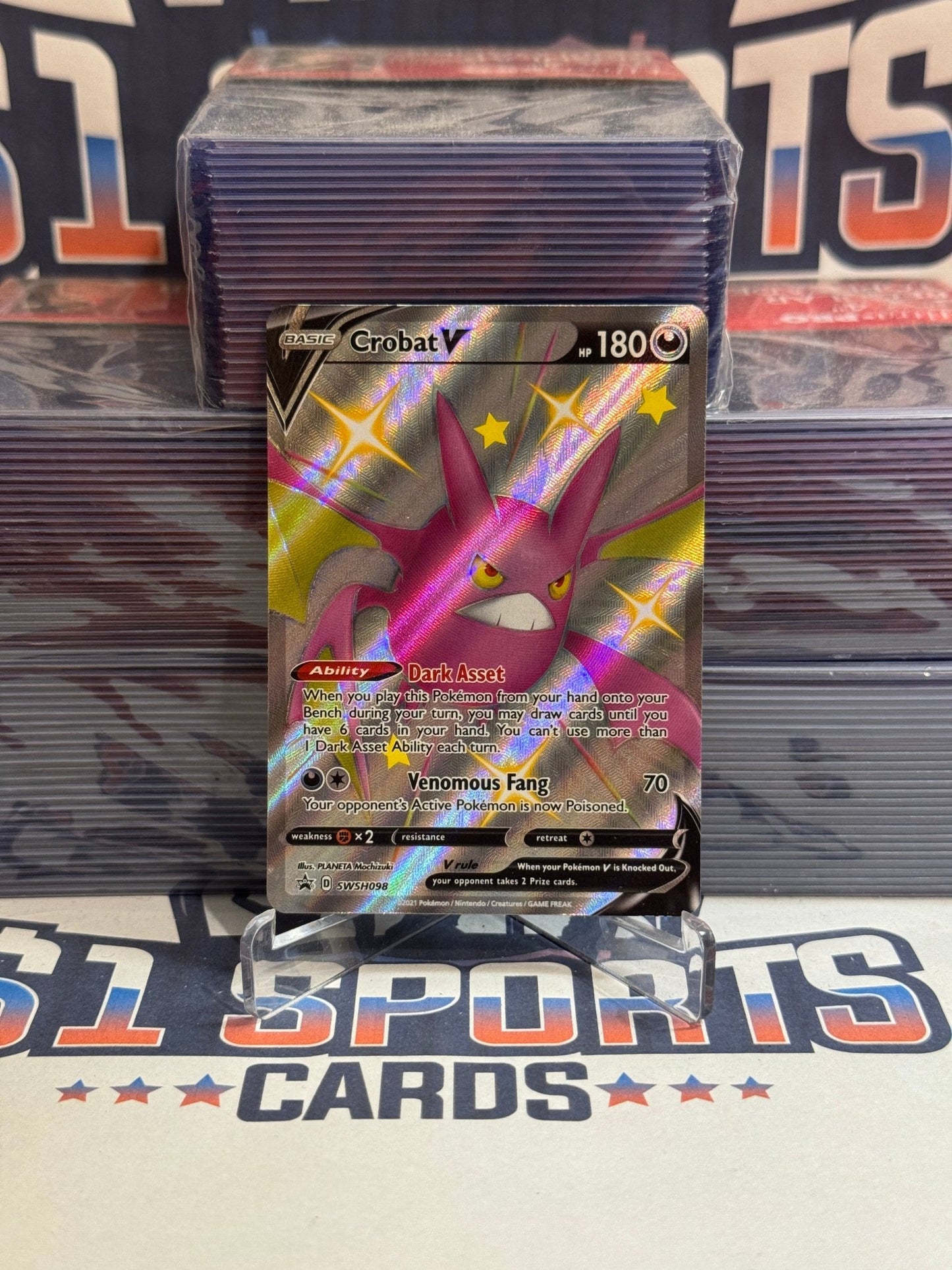 Pokemon TCG: Sword & Shield - Crobat V (Promo) #SWSH098
