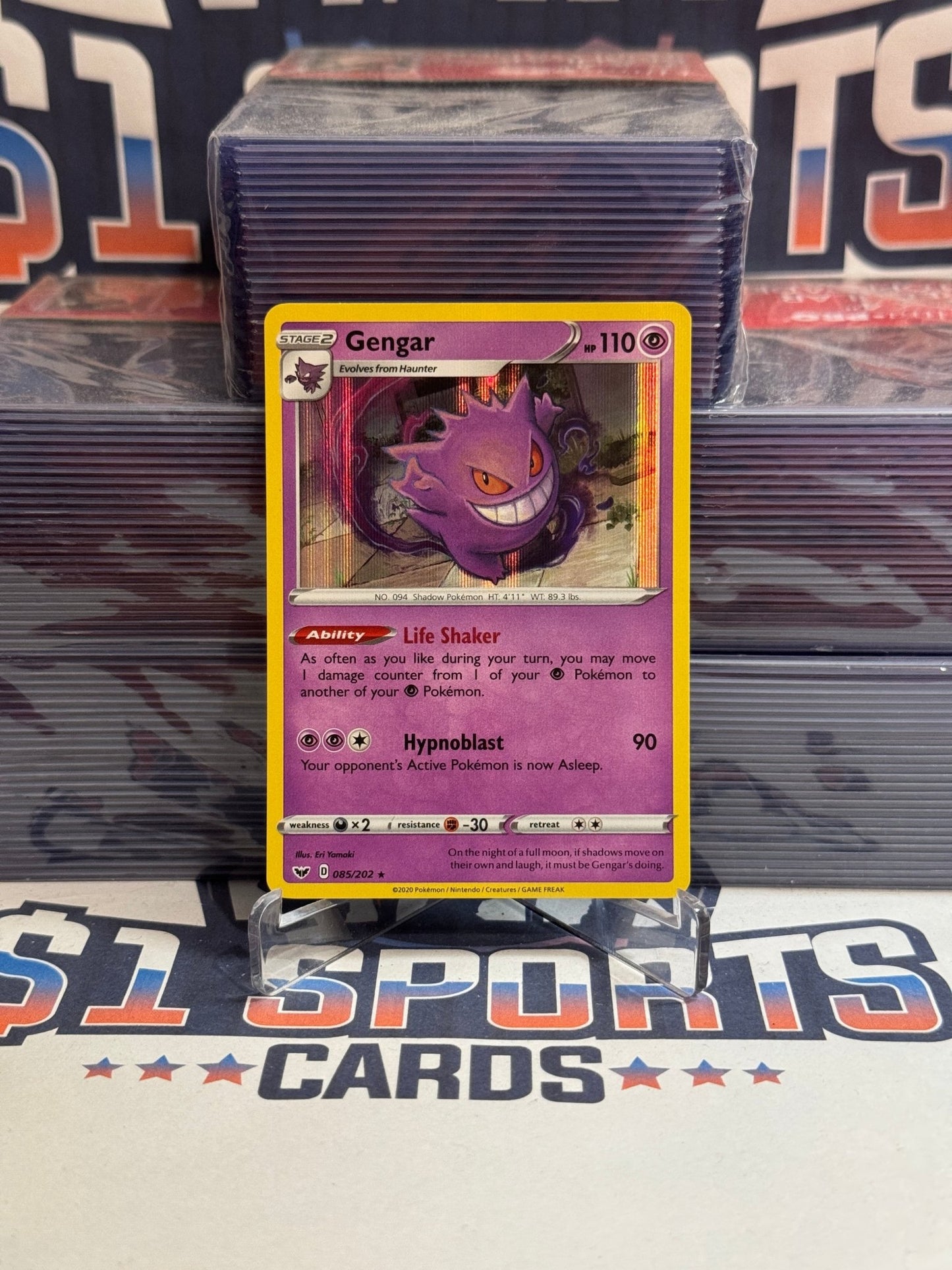 Pokemon TCG: Sword & Shield - Gengar (Holo, Rare) #85