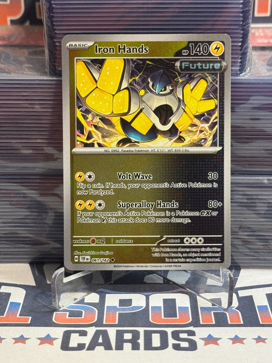 Pokemon TCG: Temporal Forces - Iron Hands (Reverse Holo, Uncommon) 61
