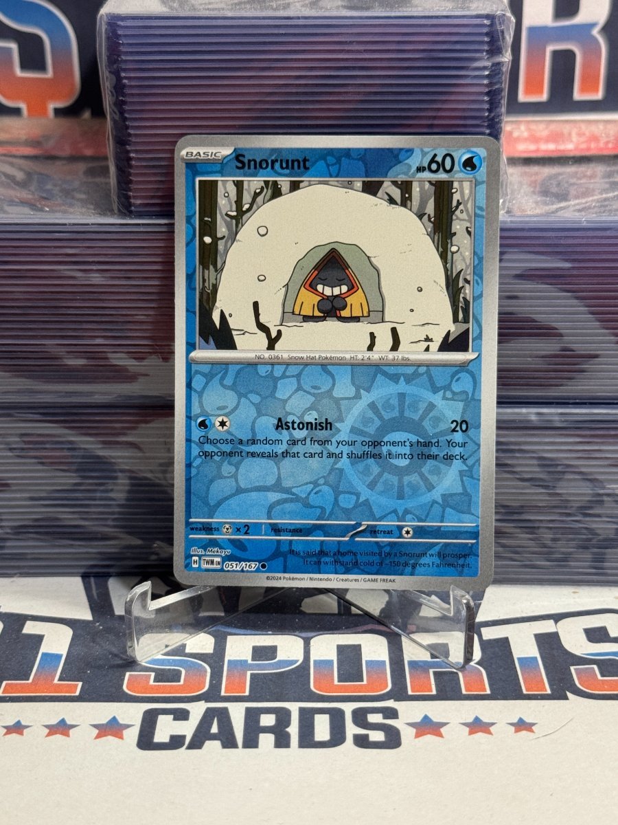 Pokemon TCG: Twilight Masquerade - Snorunt (Reverse Holo, Common) 51