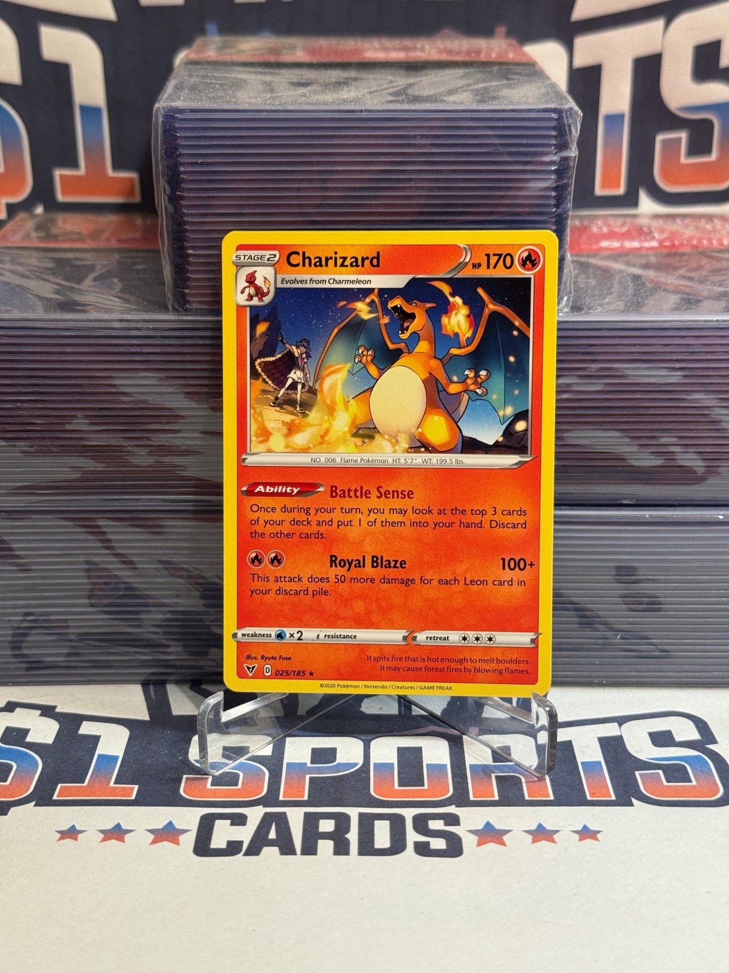 Pokemon TCG: Vivid Voltage - Charizard (Rare) #25