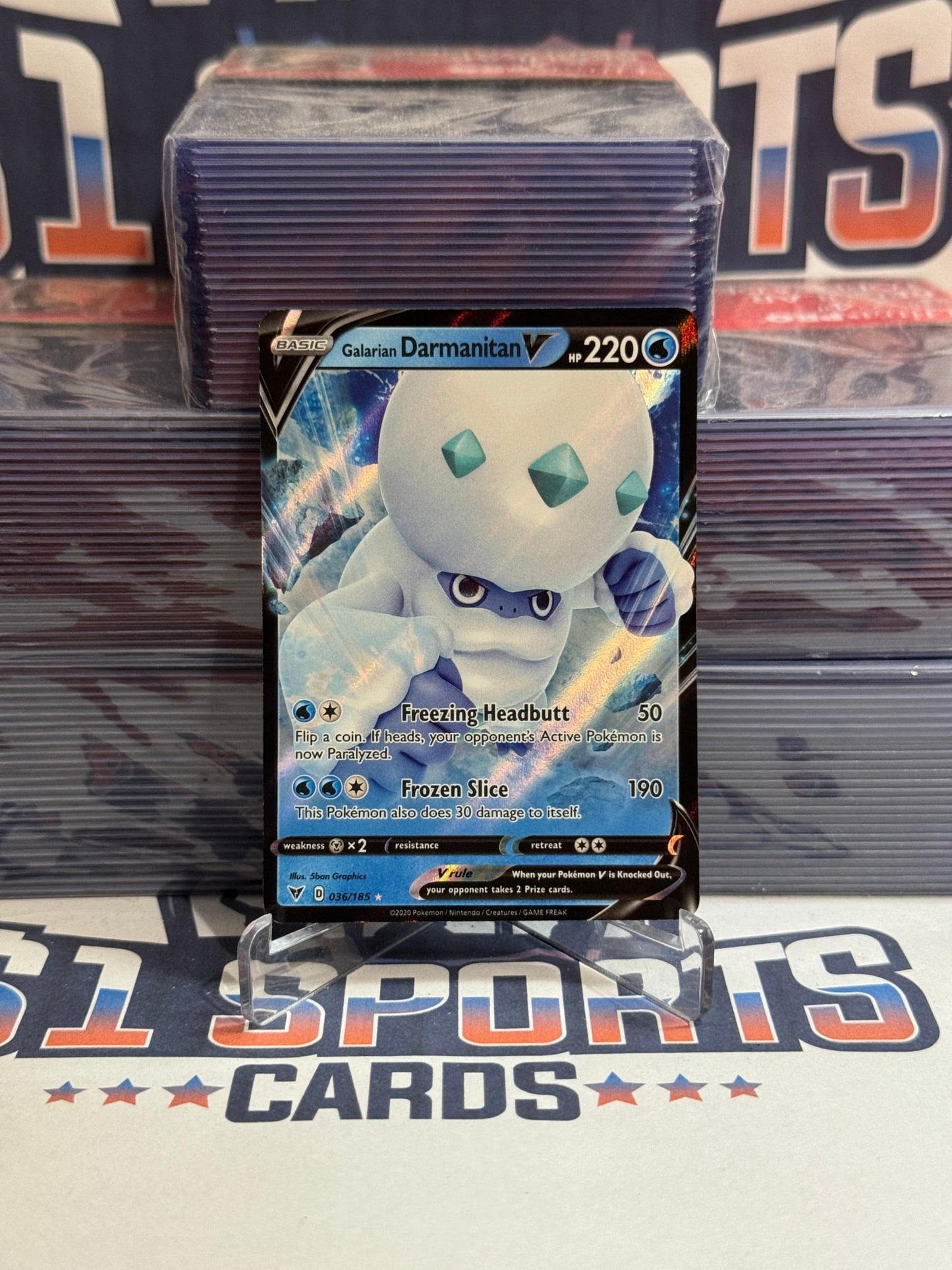 Pokemon TCG: Vivid Voltage - Galarian Darmanitan V (Ultra Rare) #36