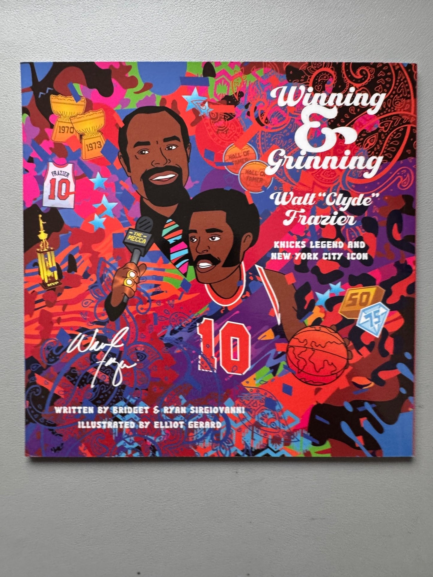 Walt "Clyde" Frazier Knicks Giveaway Book: Winning & Grinning