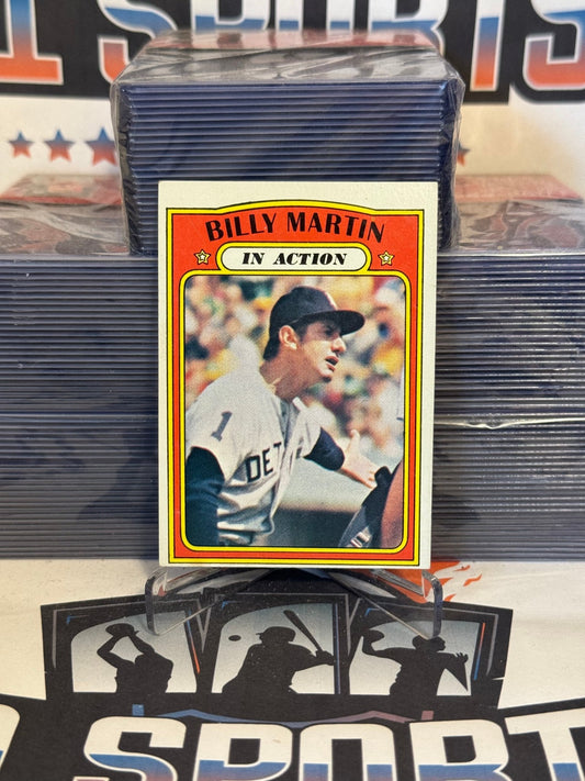 1972 Topps (In Action) Billy Martin #34