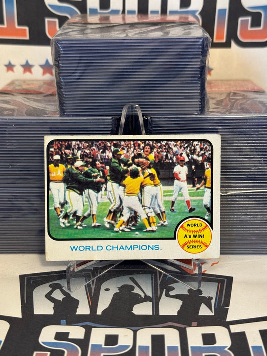 1973 Topps (World Series) Oakland Athletics #210