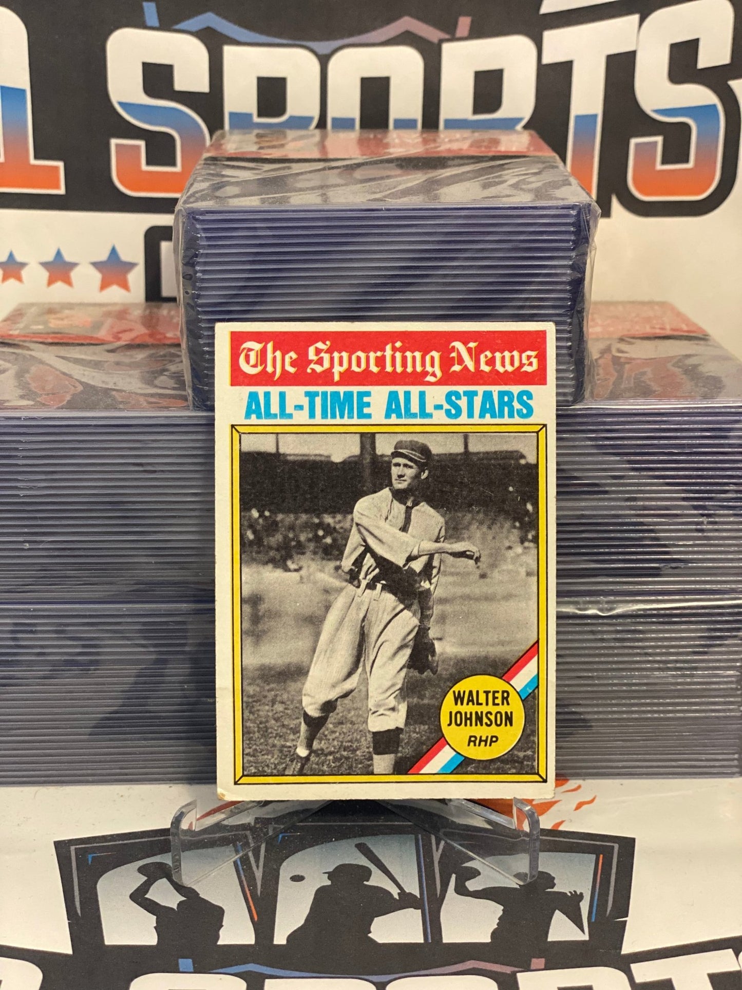 1976 Topps (All-Time All-Stars) Walter Johnson #349