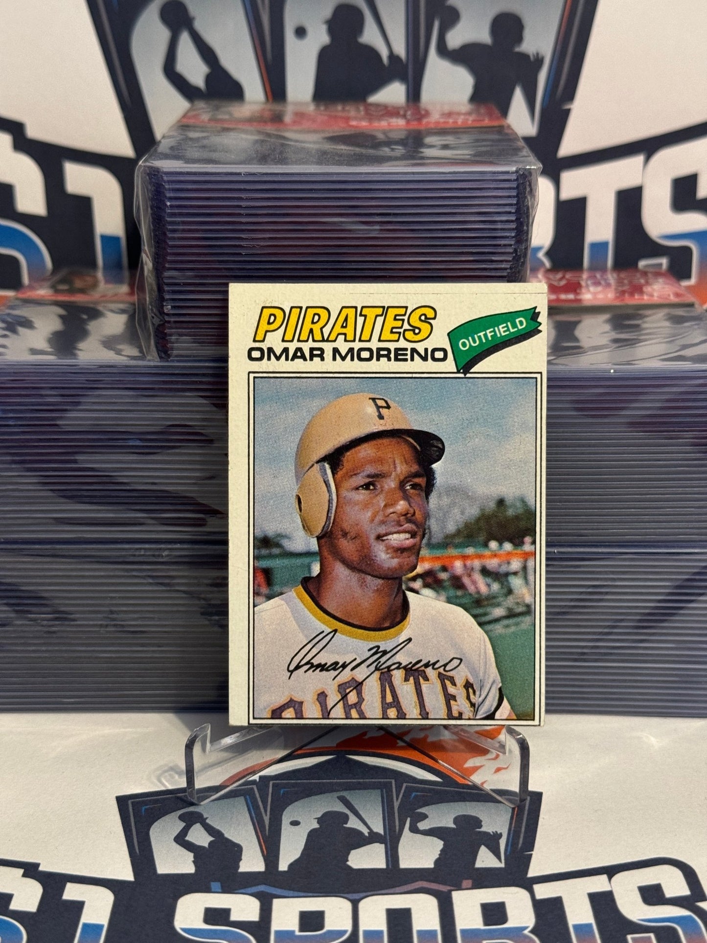 1977 Topps Omar Moreno Rookie #104