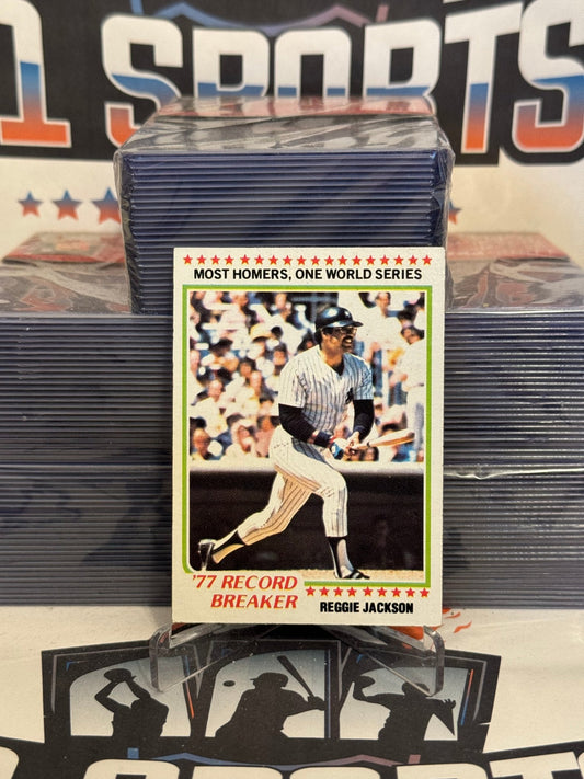 1978 Topps (Record Breaker) Reggie Jackson #7