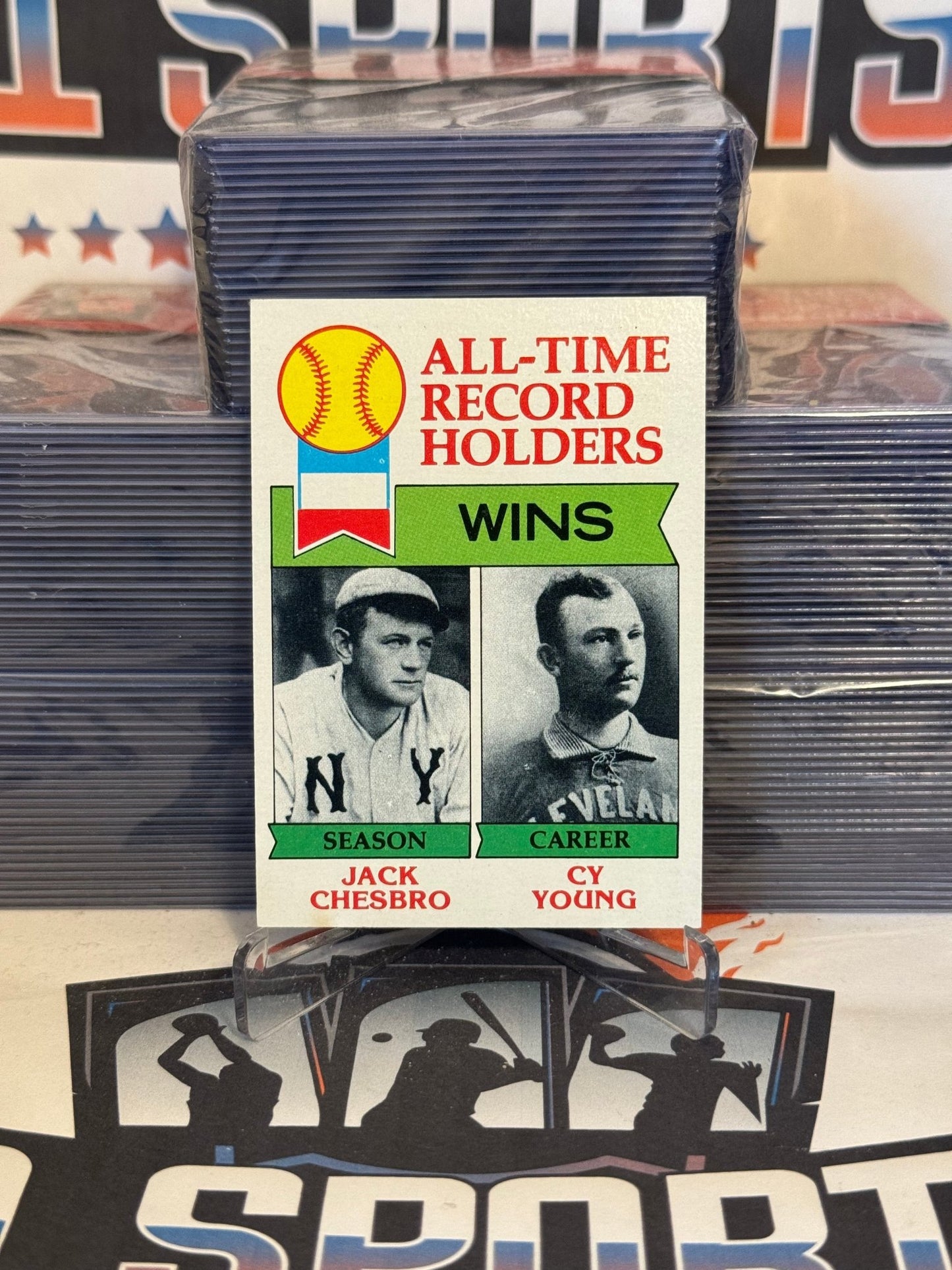 1979 Topps (All-Time Records) Cy Young & Jack Chesbro #416